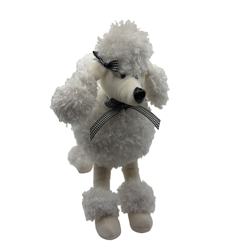 Poodle Plush 10 inch White Stuffed Animal Toy Hallmark Moments Of Beauty